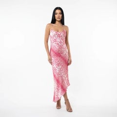 Roberto Cavalli S/S 2001 Maxi Leopard Silk Dress