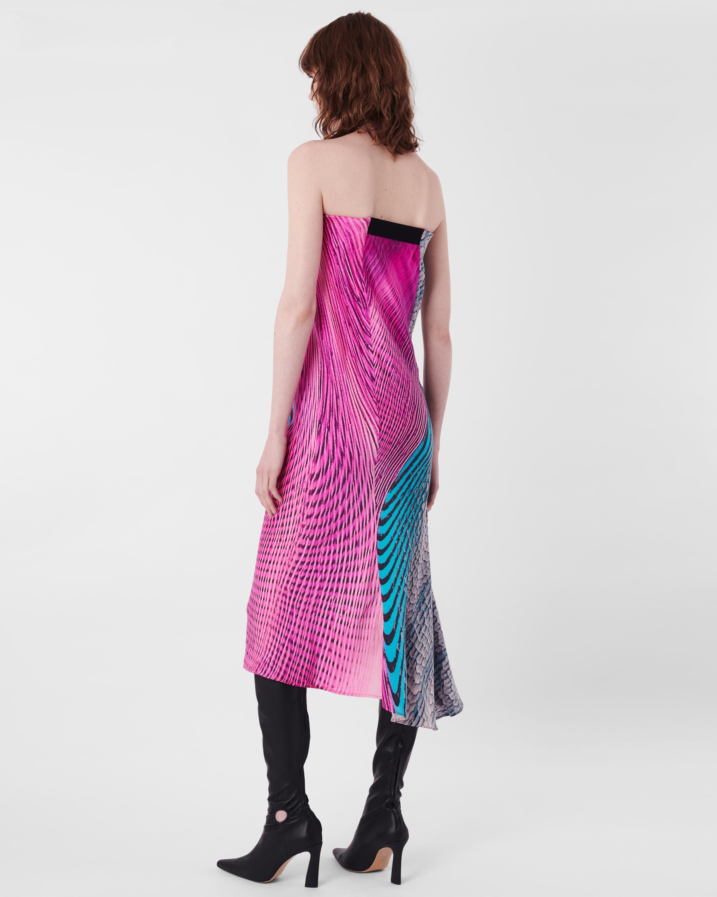 Women's Roberto Cavalli S/S 2001 Mermaid Print Maxi Skirt
