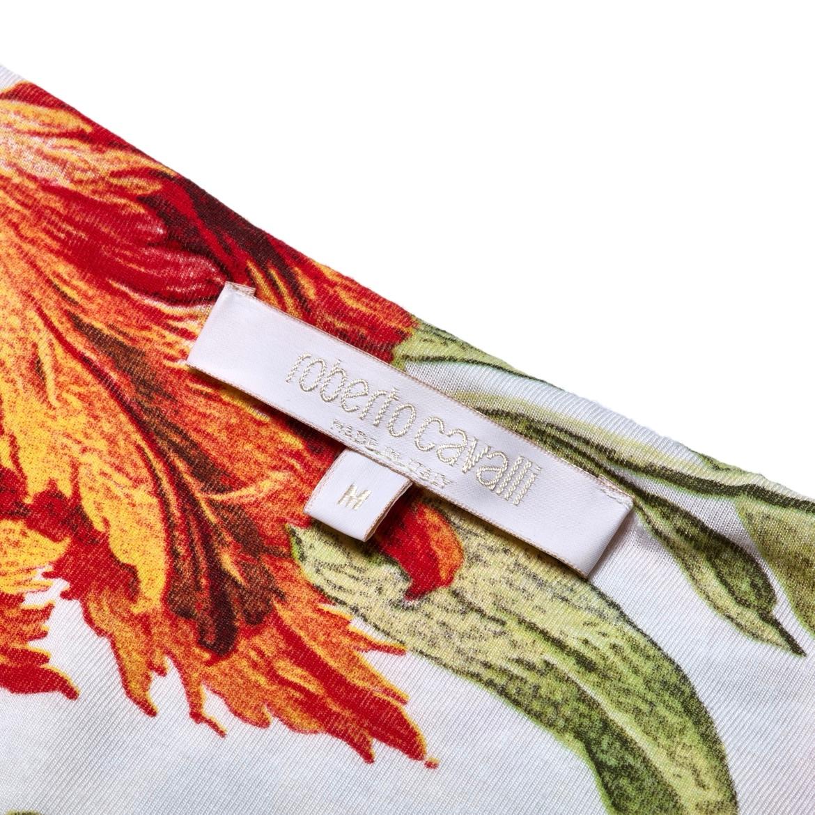 Roberto Cavalli S/S 2002 Floral Leopard Top 2