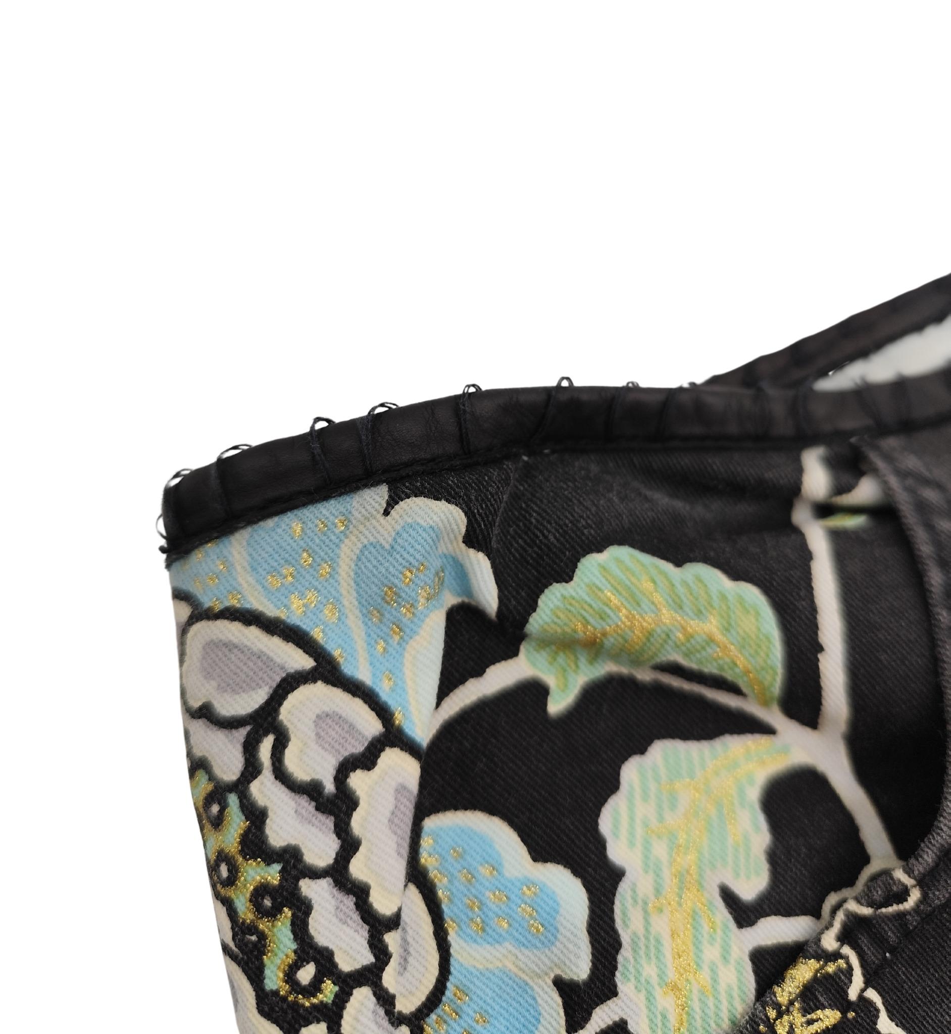 Roberto Cavalli S/S 2003 Chinoiserie jacket and pants set 5