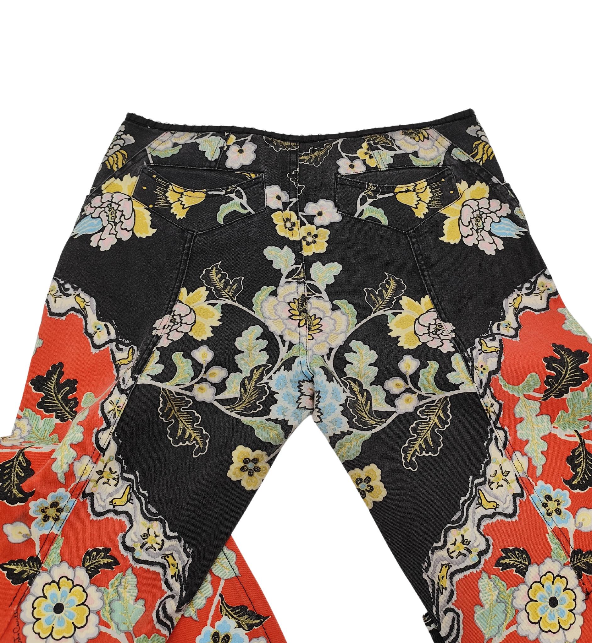 Roberto Cavalli S/S 2003 Chinoiserie jacket and pants set 4