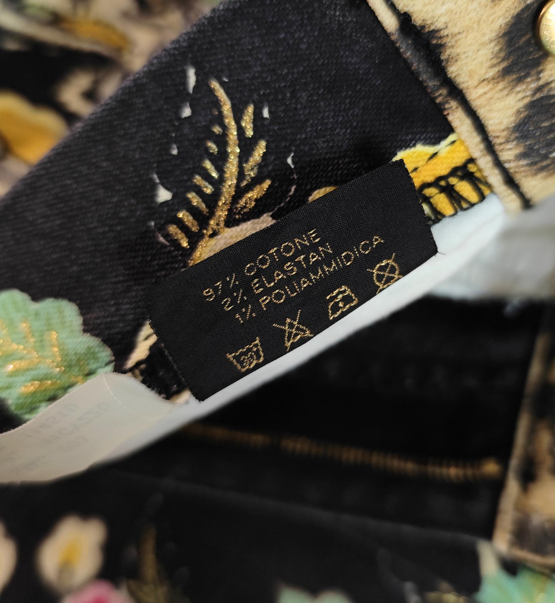 Roberto Cavalli S/S 2003 chinoiserie print black and yellow pants en venta 14