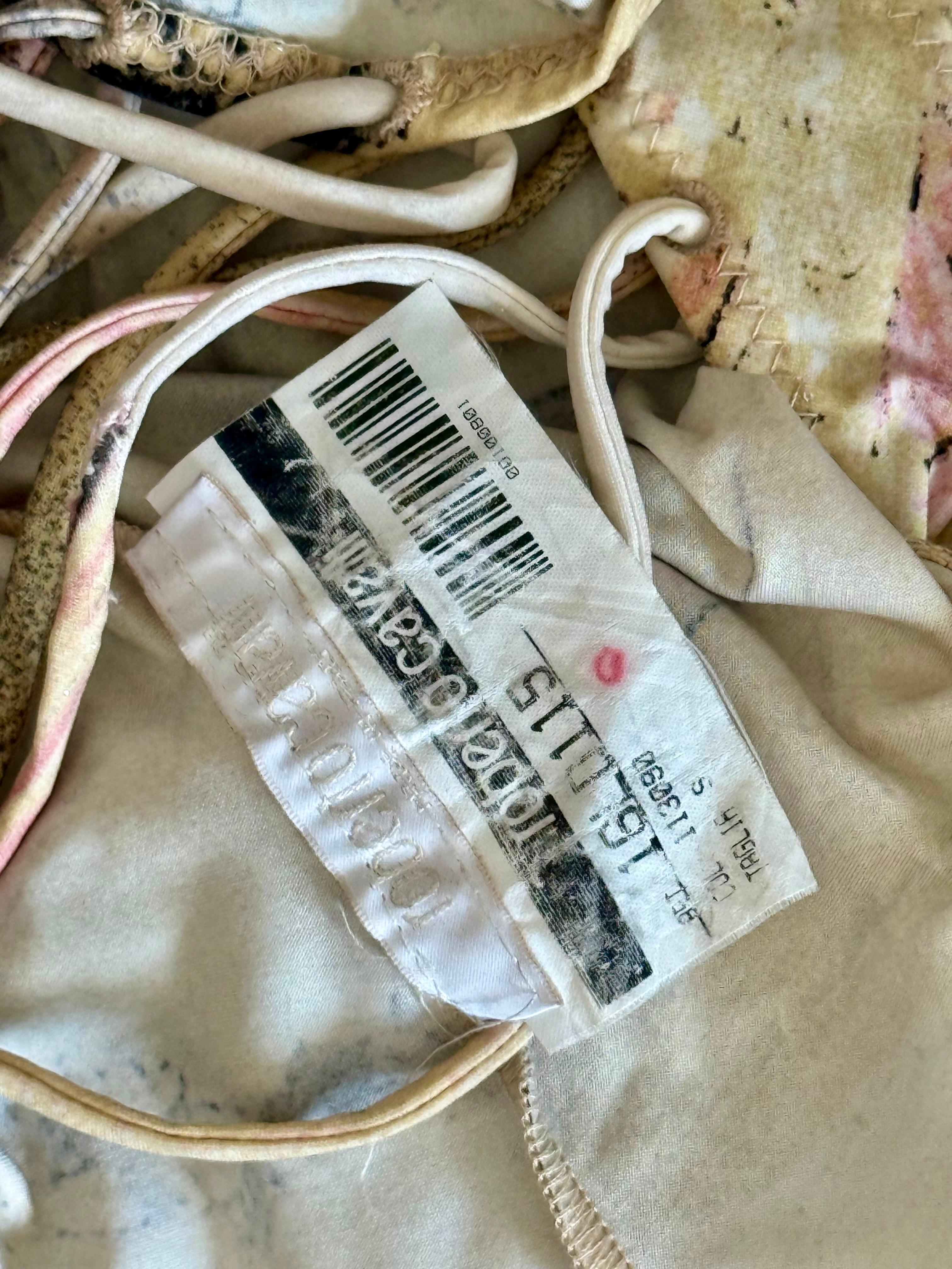 Roberto Cavalli S/S 2003 Laufsteg Schnürung Einteiliger Bodysuit Bademode Badeanzug im Angebot 14