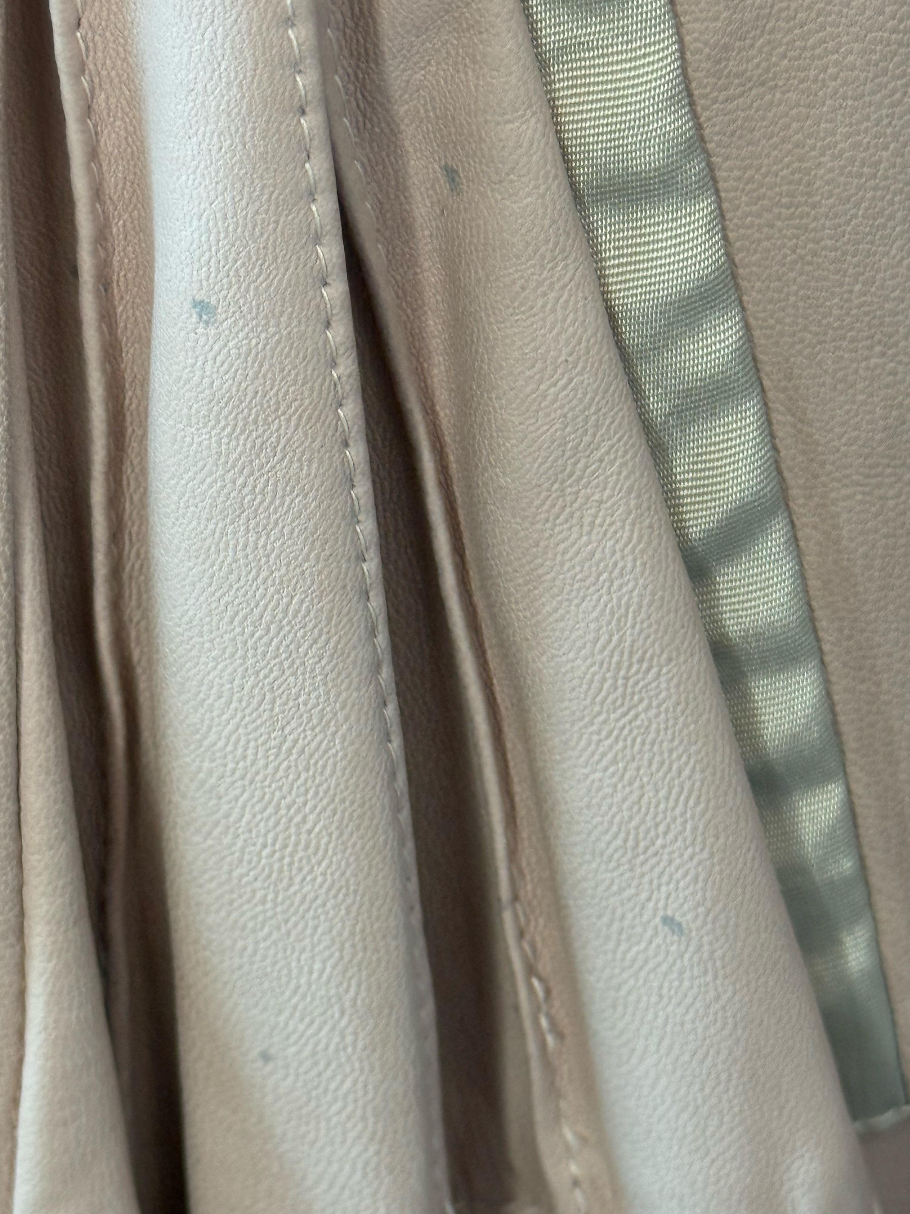 Roberto Cavalli S/S 2003 Laufsteg Leder bestickte florale Zug Jacke Mantel im Angebot 13