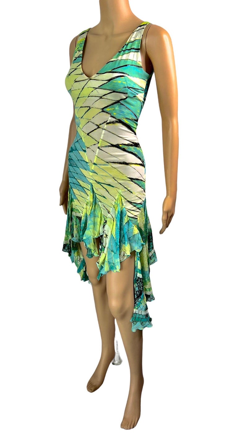 Roberto Cavalli Class Asymmetric Drapped Dress main image 1