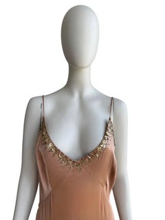 Roberto Cavalli S/S 2004 Embellished Silk Dress