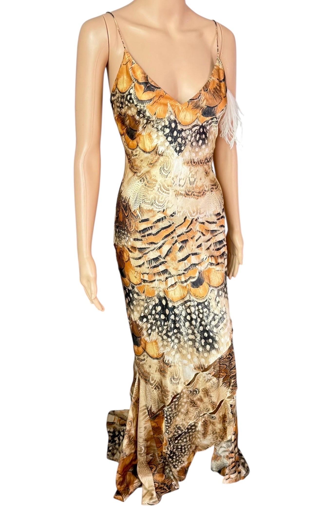 Roberto Cavalli S/S 2004 Runway - Ensemble 2 pièces - Robe à découpes et soutien-gorge bustier en cuir en vente 4