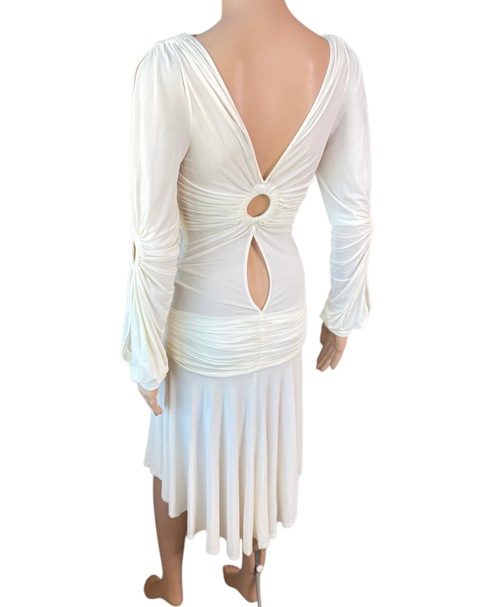 Roberto Cavalli S/S 2006 Runway Cutout Semi-Sheer Dress For Sale 3