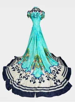 Roberto Cavalli S/S 2006 Runway Unworn High-Low Train Evening Dress Gown