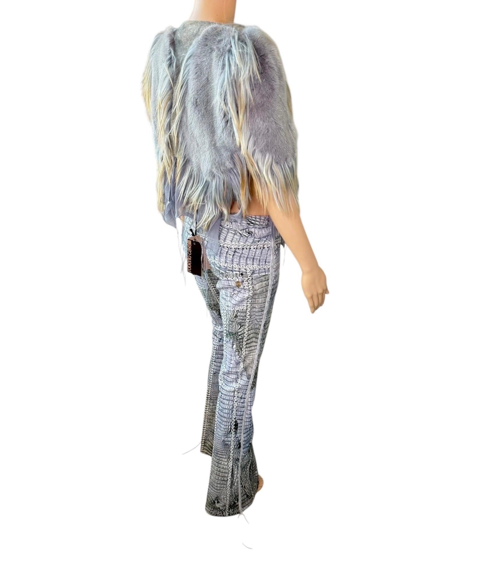 Roberto Cavalli - P/E 2011 - Cappotto e pantaloni in pelliccia di visone, set di 2 pezzi in vendita 10