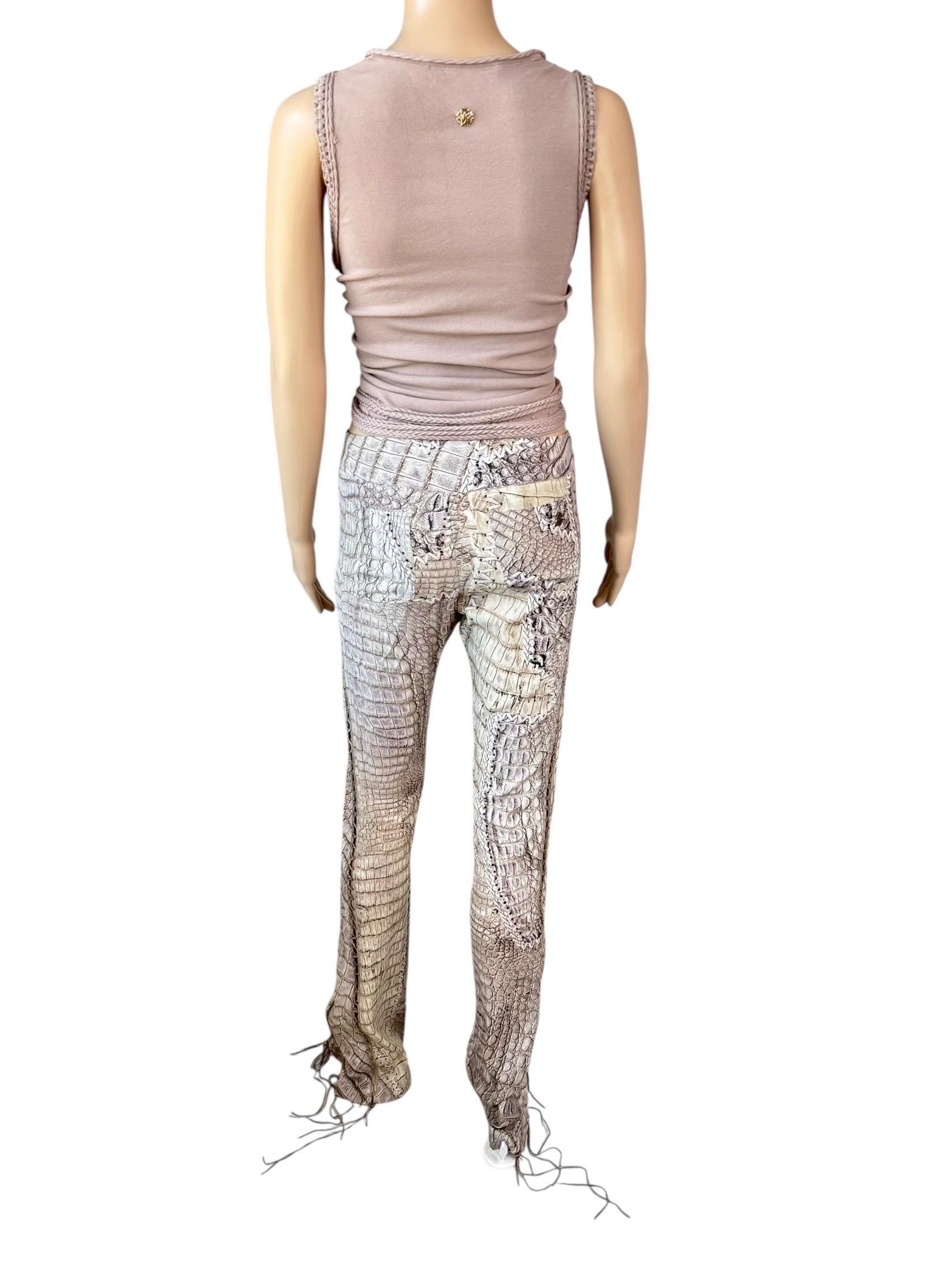 Roberto Cavalli S S 2011 Runway Lace Up Fringe Leather Pants And Top 2 roberto-cavalli-s-s-2011-runway-lace-up-fringe-leather-pants-and-top-2