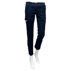 Roberto Cavalli S/S 2013 Just Cavalli Line Belted Button Pants