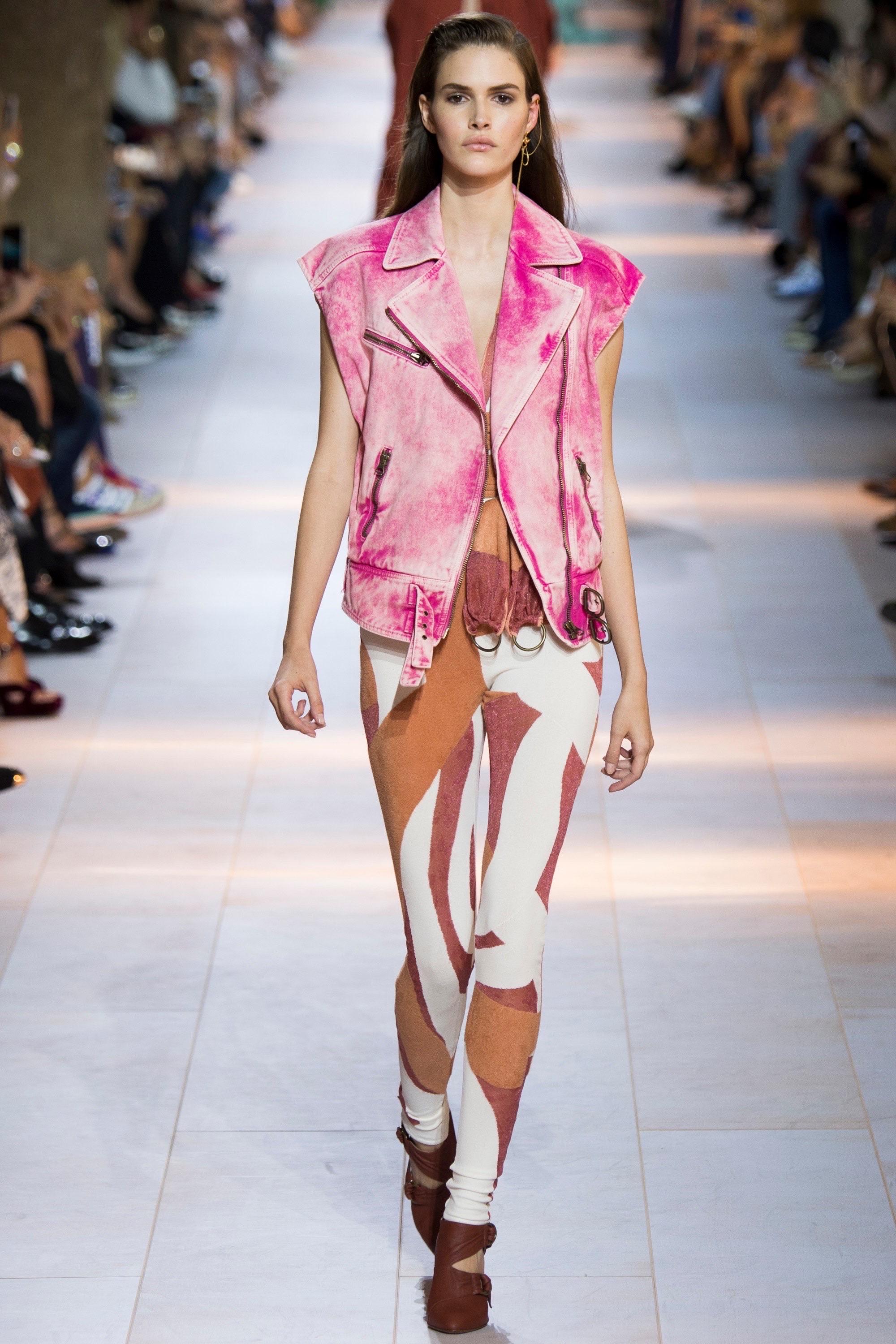 Roberto Cavalli Pasarela S/S 2016 Mono de chenilla con escote en la espalda en venta 13