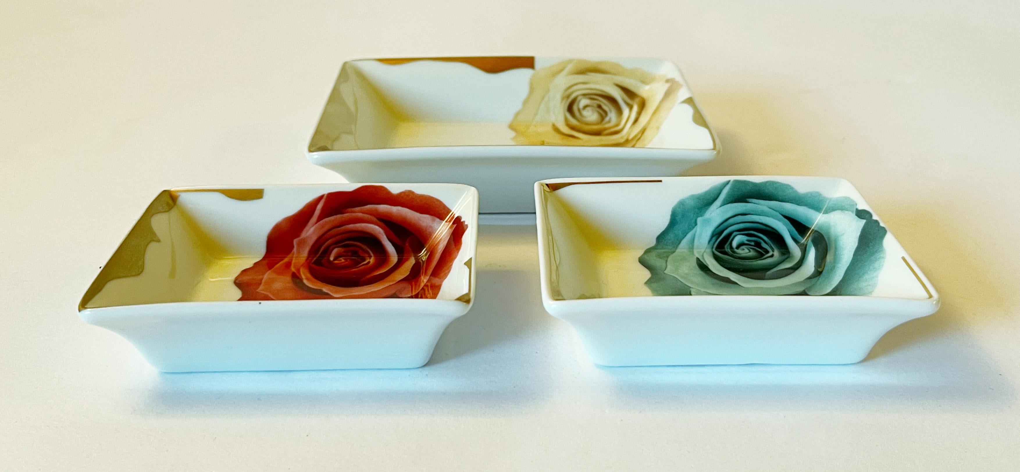 Roberto Cavalli Set de 3 Bandejas de Porcelana siglo XX en venta