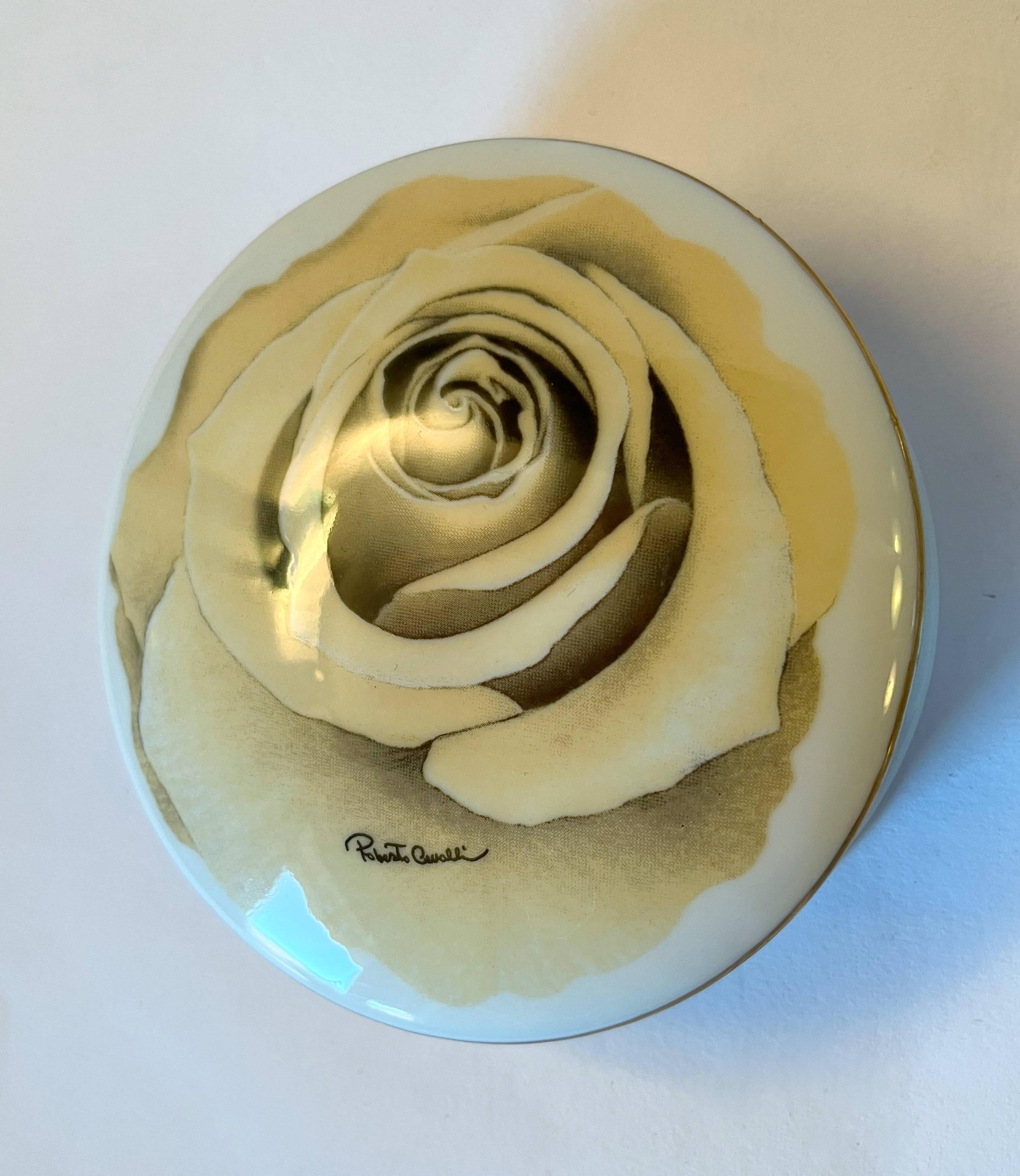 Roberto Cavalli Set de caja y bandeja de porcelana siglo XX en venta