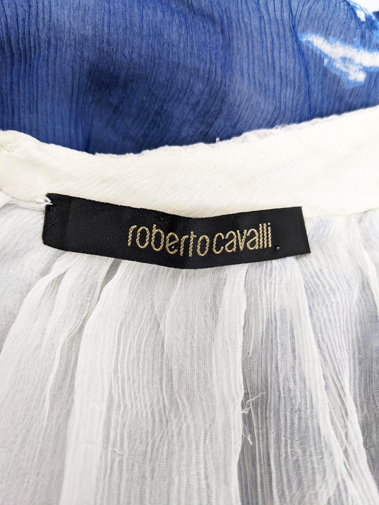 Roberto Cavalli Sexy Silk Bubble Puffball Halter Neck Dress, Spring 2007 For Sale 4