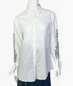 Roberto Cavalli shirt with rhinestone appliqué, 2004