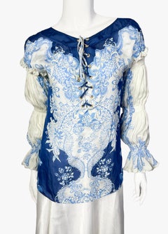 Chemisier en soie Roberto Cavalli