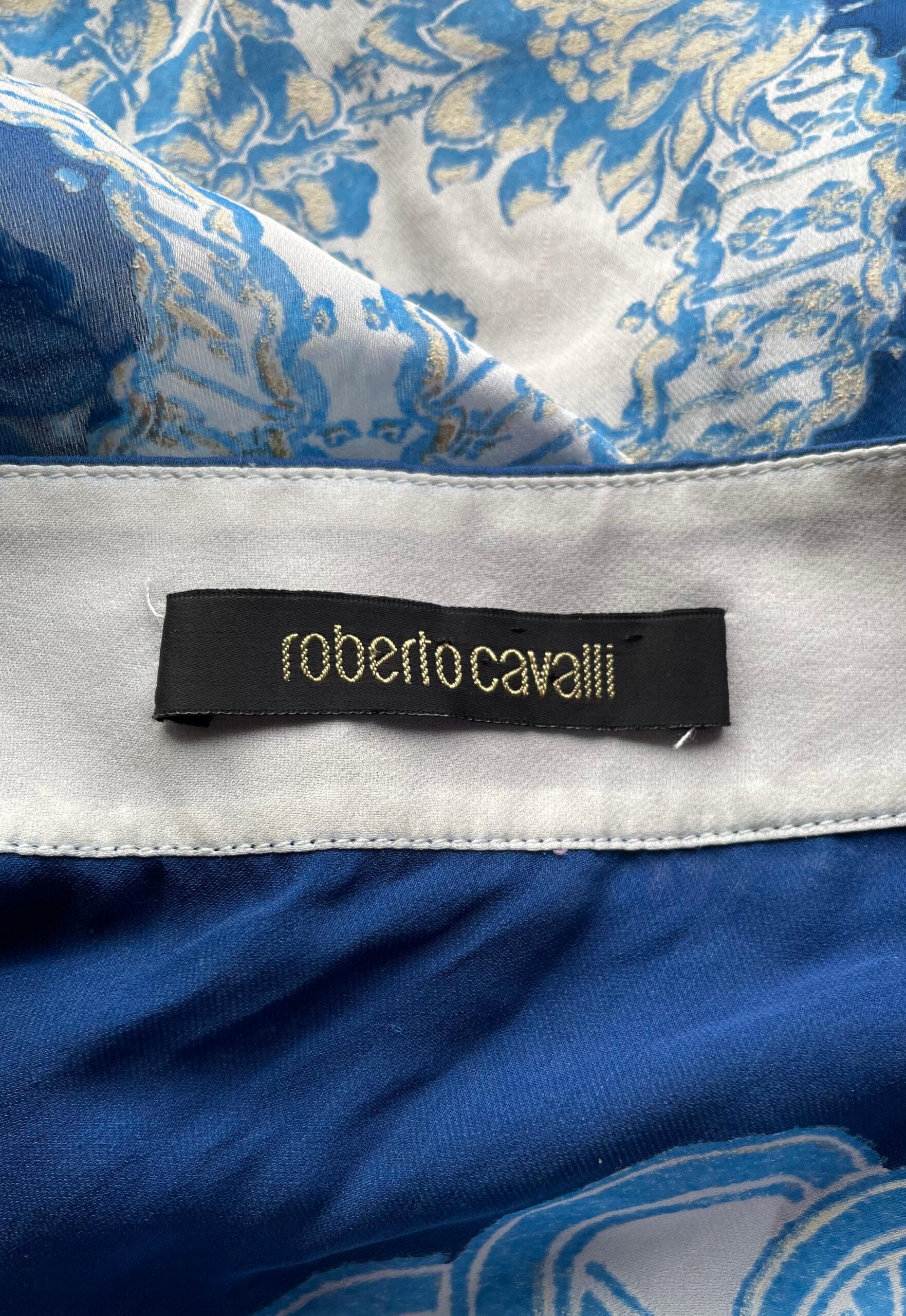 Chemisier en soie Roberto Cavalli en vente 1