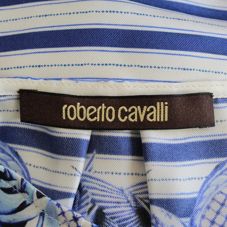 Roberto Cavalli Silk Blouse IT 42 For Sale at 1stDibs