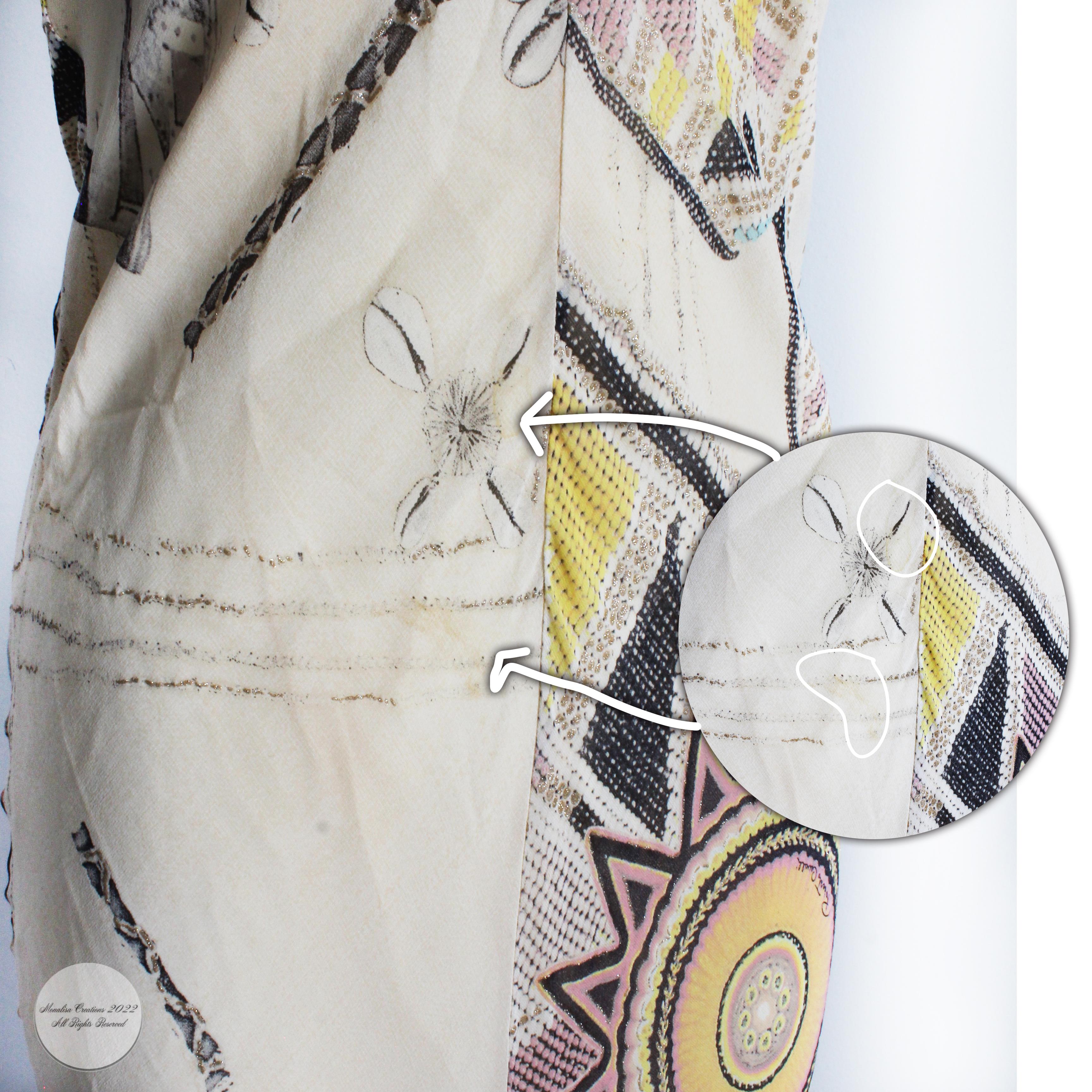 Roberto Cavalli Silk Chiffon Halter Dress Hi Lo Ruffle Mermaid Hem M 12
