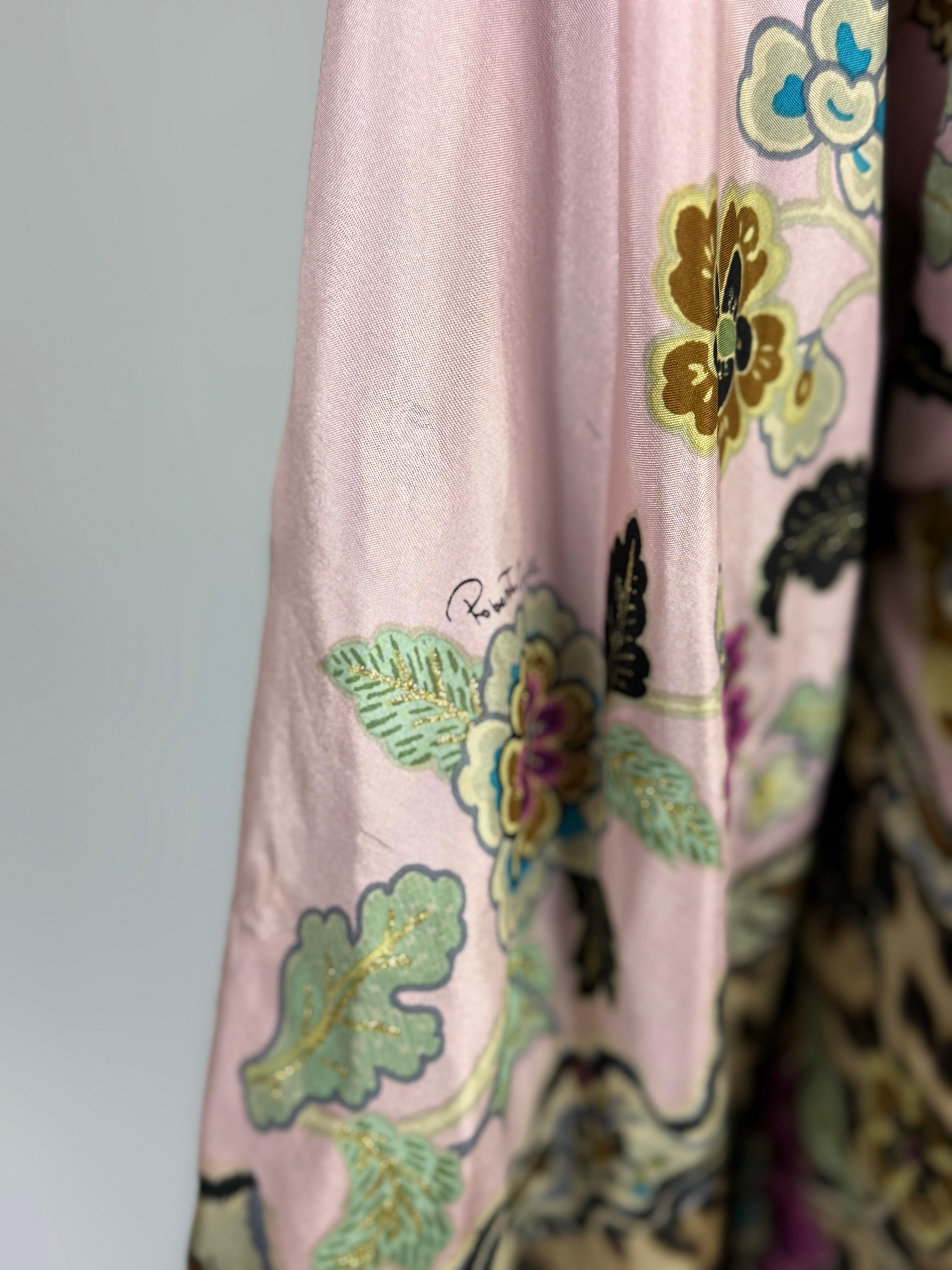 Roberto Cavalli Kimono in seta e cineserie, SS 2003 in vendita 6