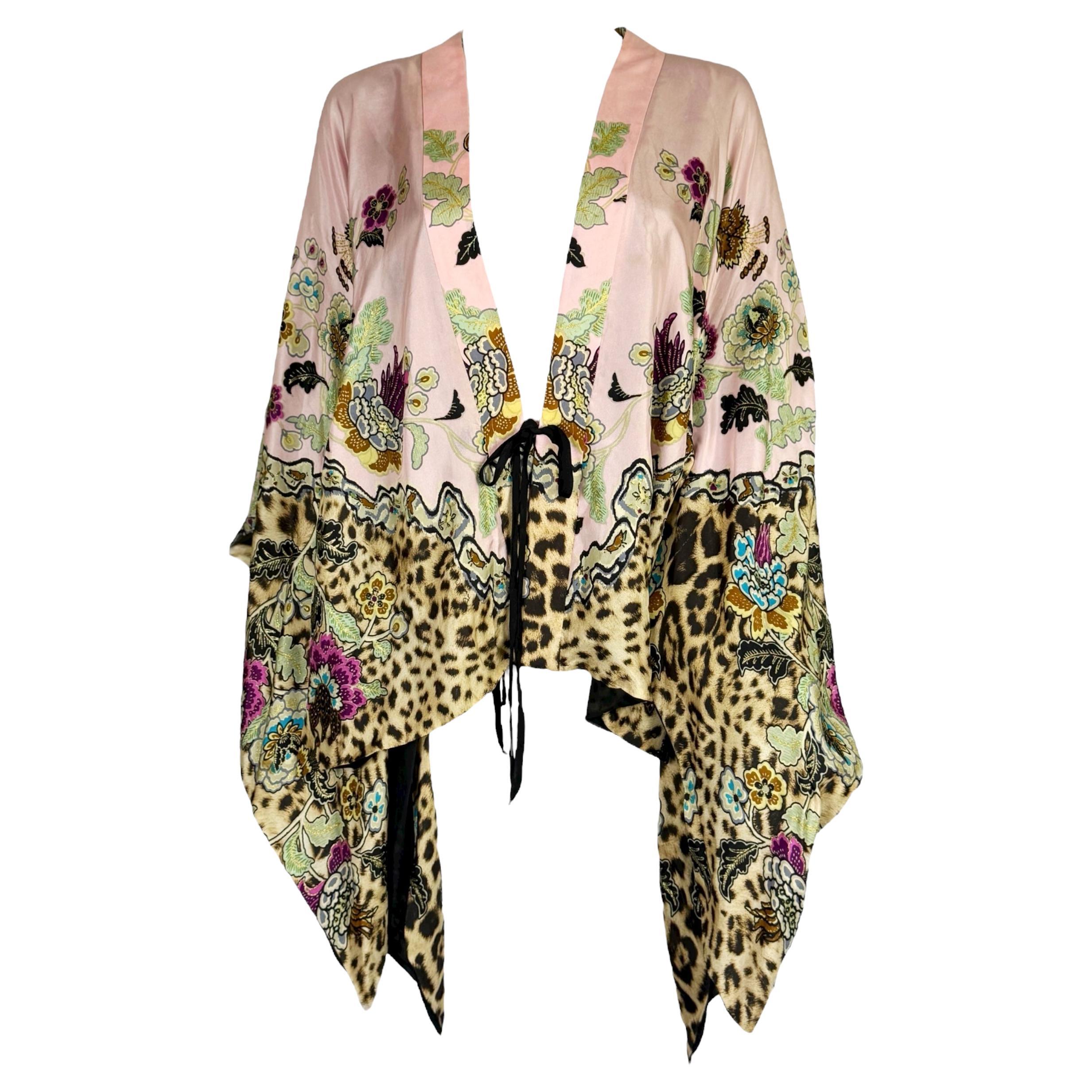 Roberto Cavalli Kimono in seta e cineserie, SS 2003 in vendita
