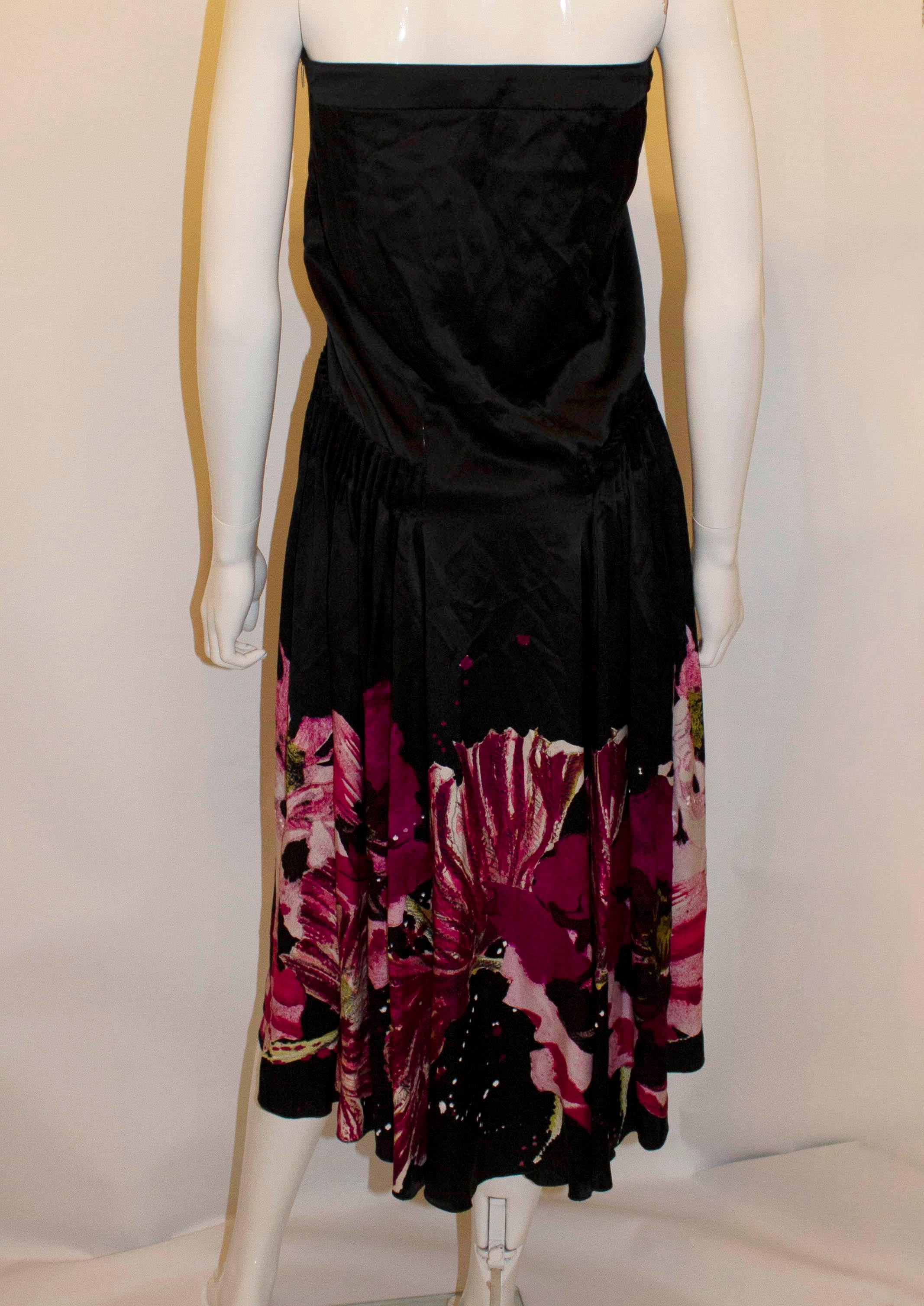 Roberto Cavalli Silk Evening Gown For Sale 2