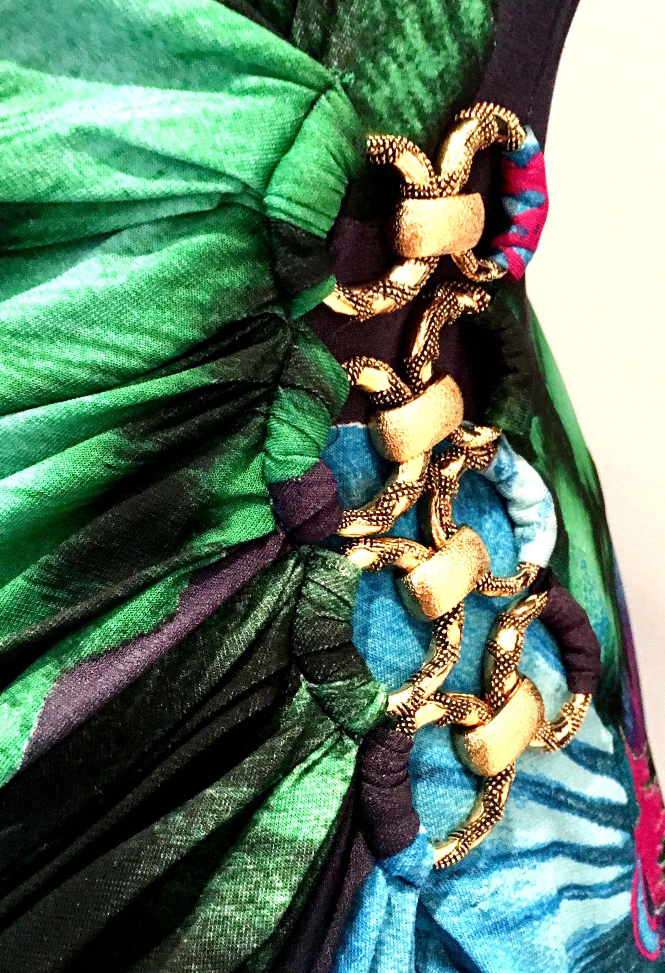 Roberto Cavalli Silk Jersey Wrap 