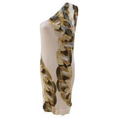 Roberto Cavalli Silk Jewel Dress