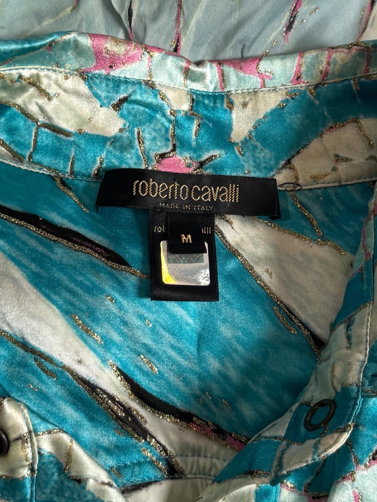 Roberto Cavalli Silk Kaleidoscope Dress, SS 2004 4