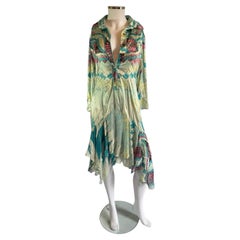 Roberto Cavalli Silk Kaleidoscope Dress, SS 2004