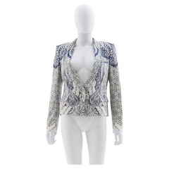 Roberto Cavalli silk printed blazer, resort 2014