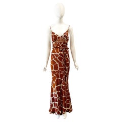 Roberto Cavalli Silk Printed Slip Dress