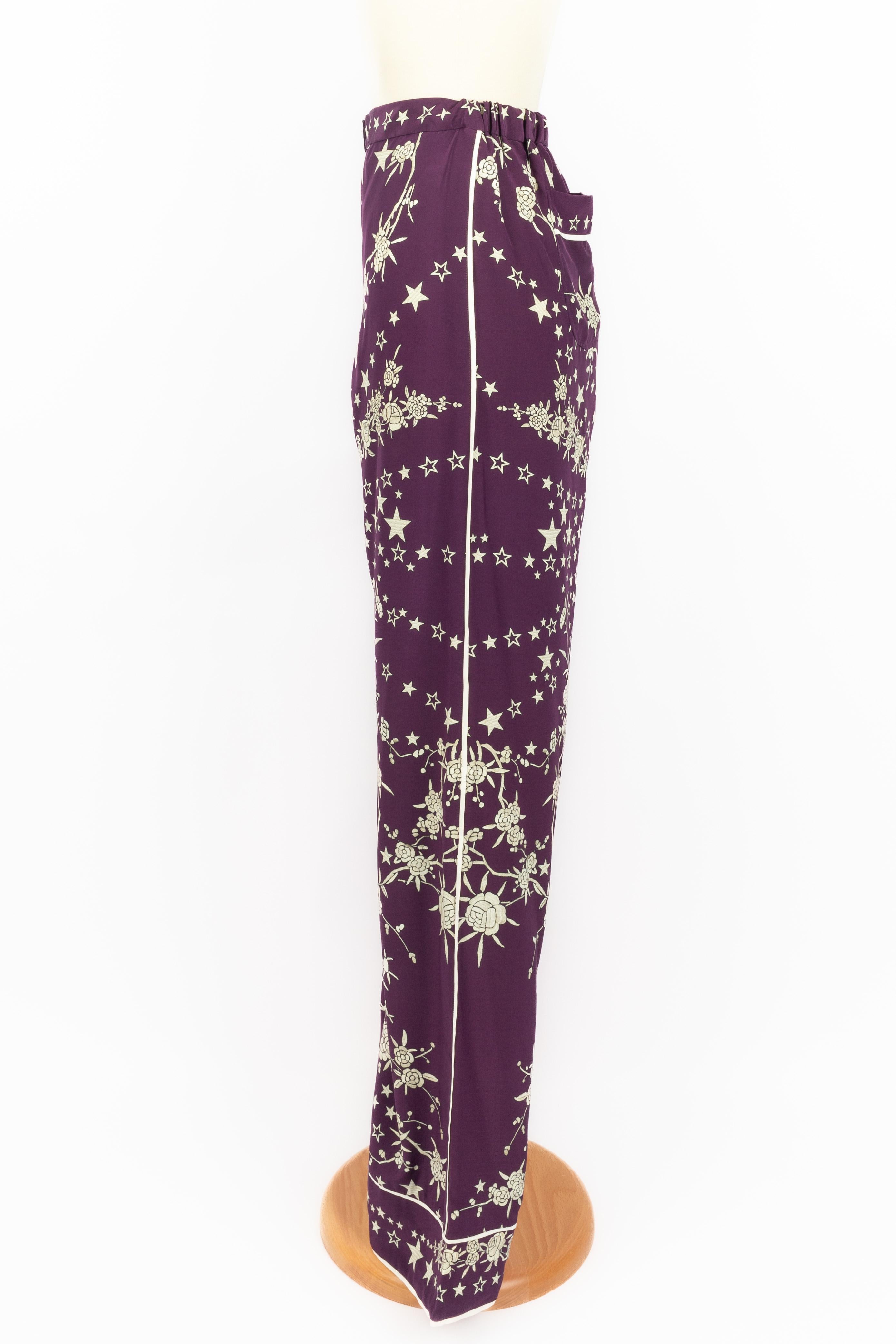 Roberto Cavalli silk set For Sale 5