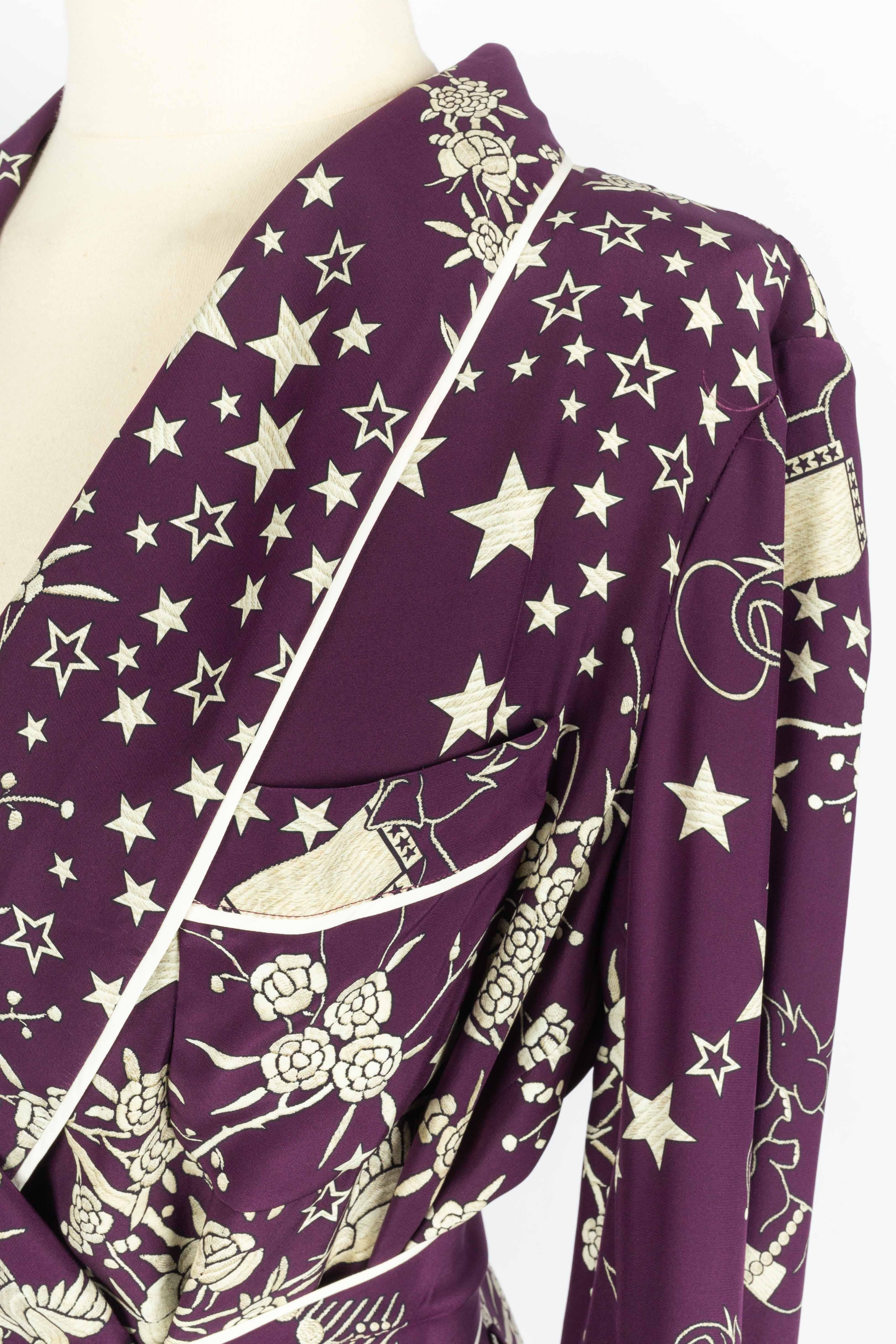 Roberto Cavalli silk set For Sale 6