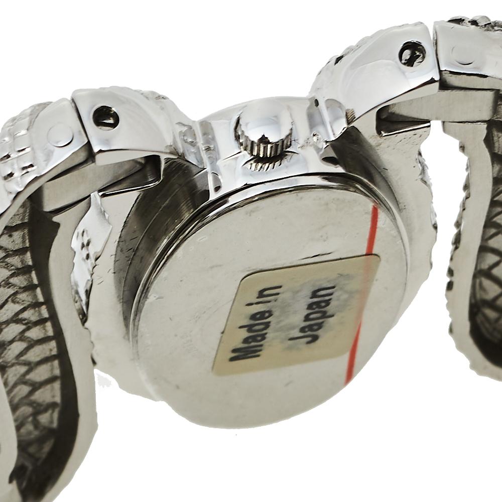 Roberto Cavalli Silver Cleopatra R7253195515 Orologio da polso da donna 40 mm In condizioni Nuovo a Dubai, Al Qouz 2