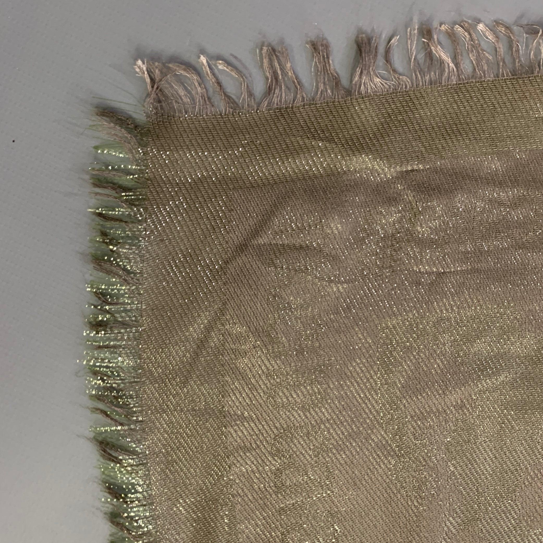 Uomo ROBERTO CAVALLI Sciarpa Jacquard in misto Modal marmorizzato Silver Olive Scialle in vendita