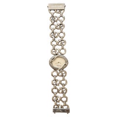 Roberto Cavalli Silver Plated Stainless Steel Women's Wristwatch Snakes