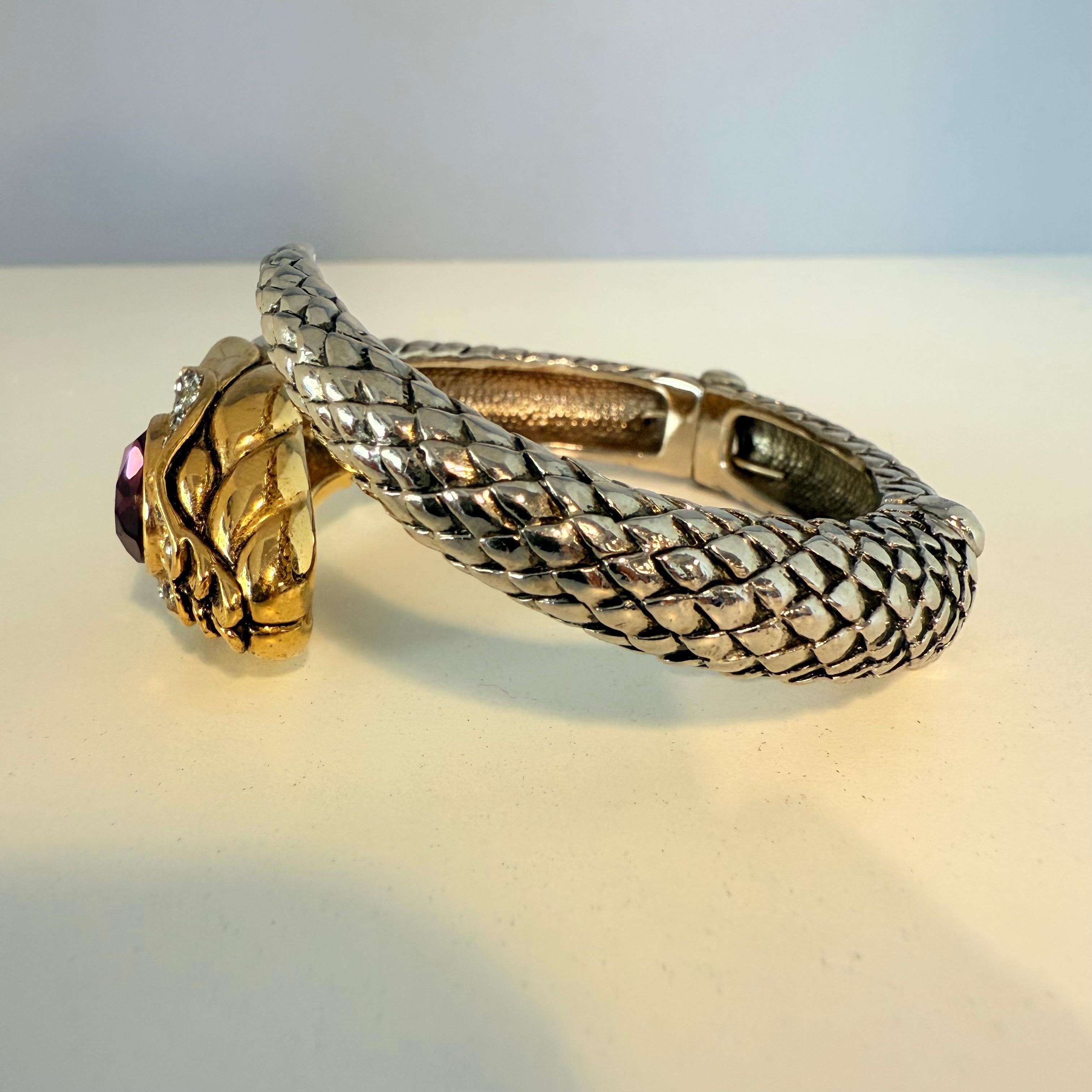 Brazalete de serpiente Roberto Cavalli en Excelente Estado en Gazzaniga (BG), IT