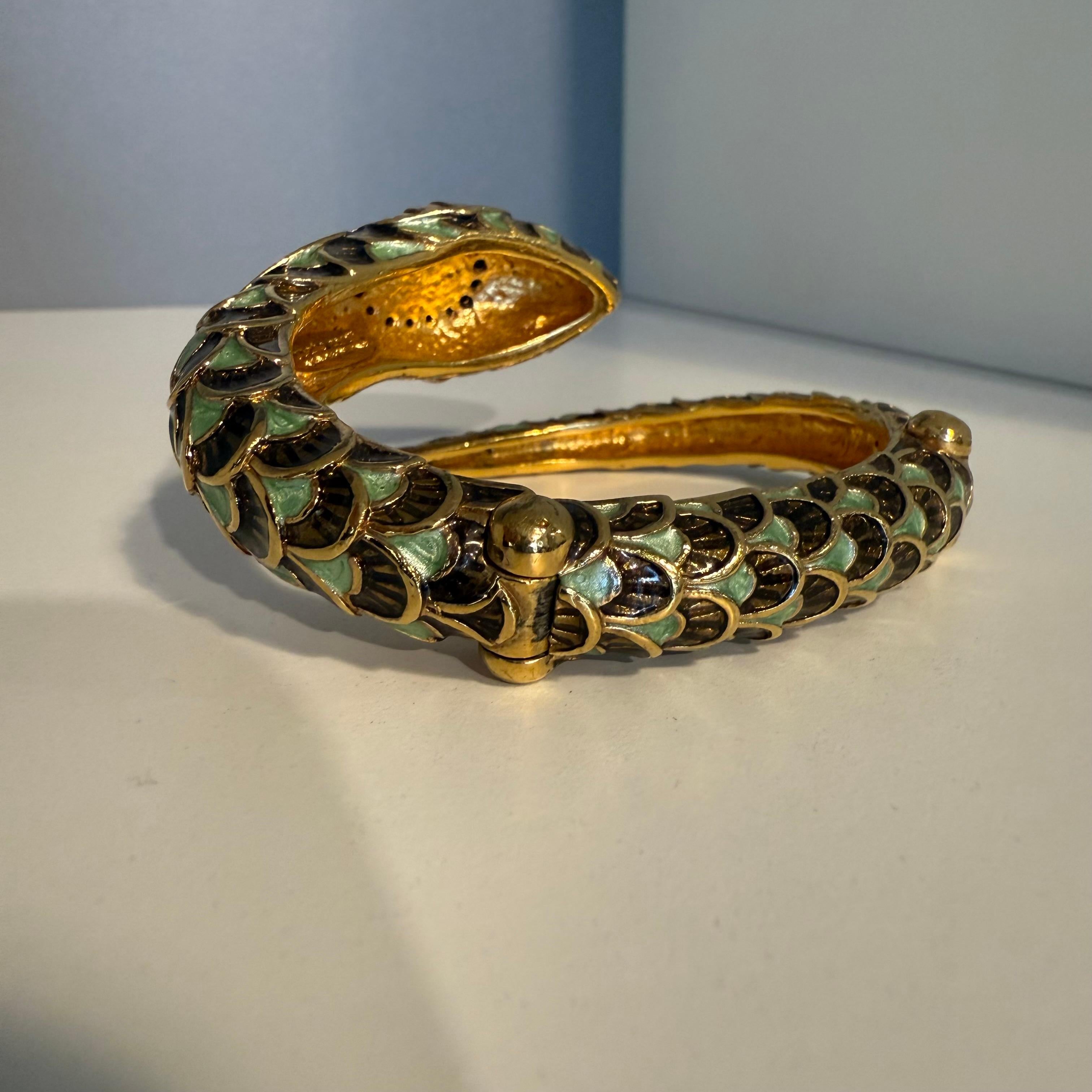 Roberto Cavalli - Bracelet en serpent Excellent état - En vente à Gazzaniga (BG), IT