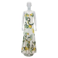 Roberto Cavalli Snake Print Silk Dress, S/S 2005
