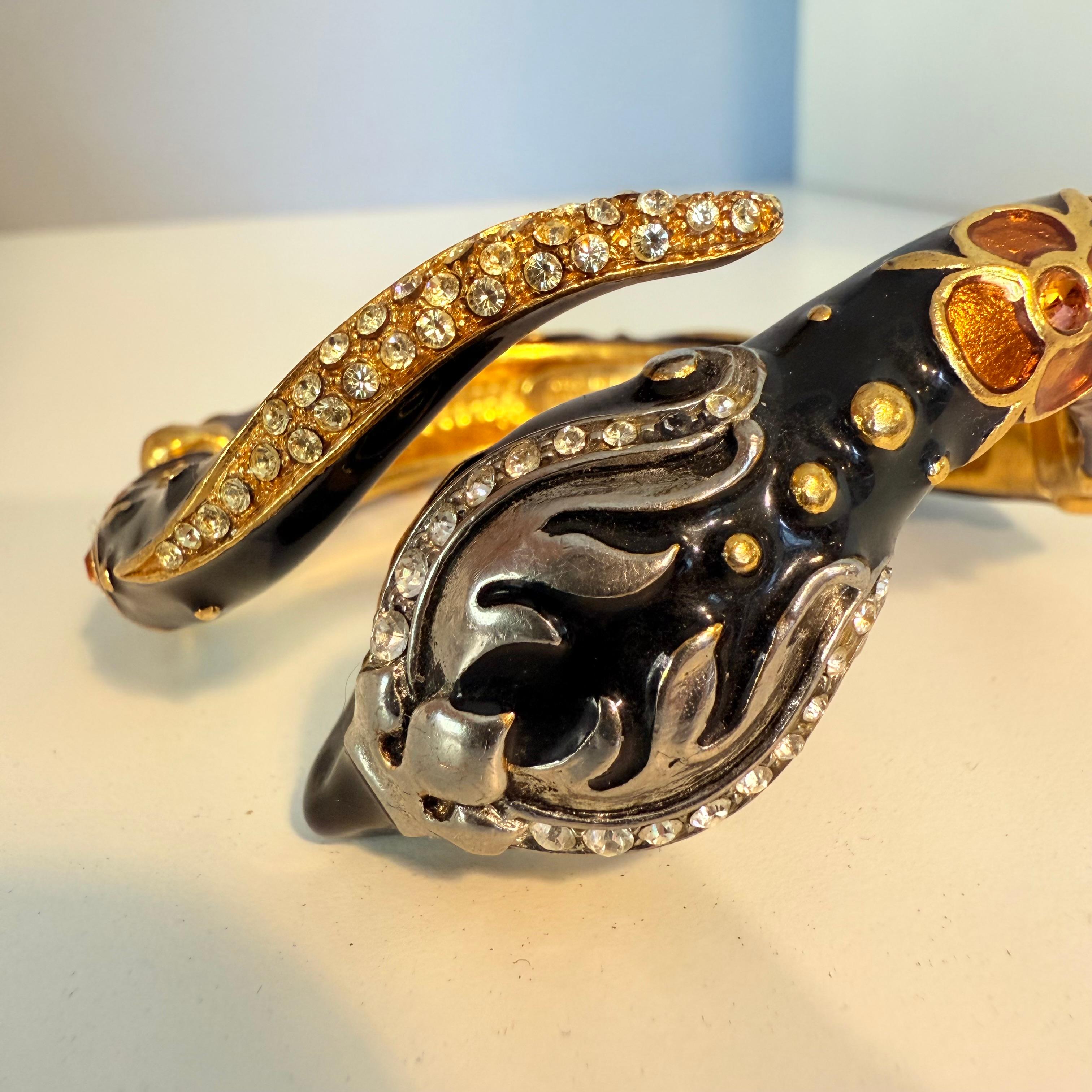 Bague serpent Roberto Cavalli en vente 1