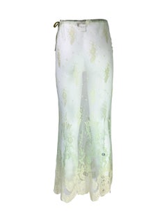 Roberto Cavalli Spring 1998 Lace Skirt