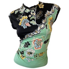 Roberto Cavalli Printemps 2003 - Haut chinoiserie
