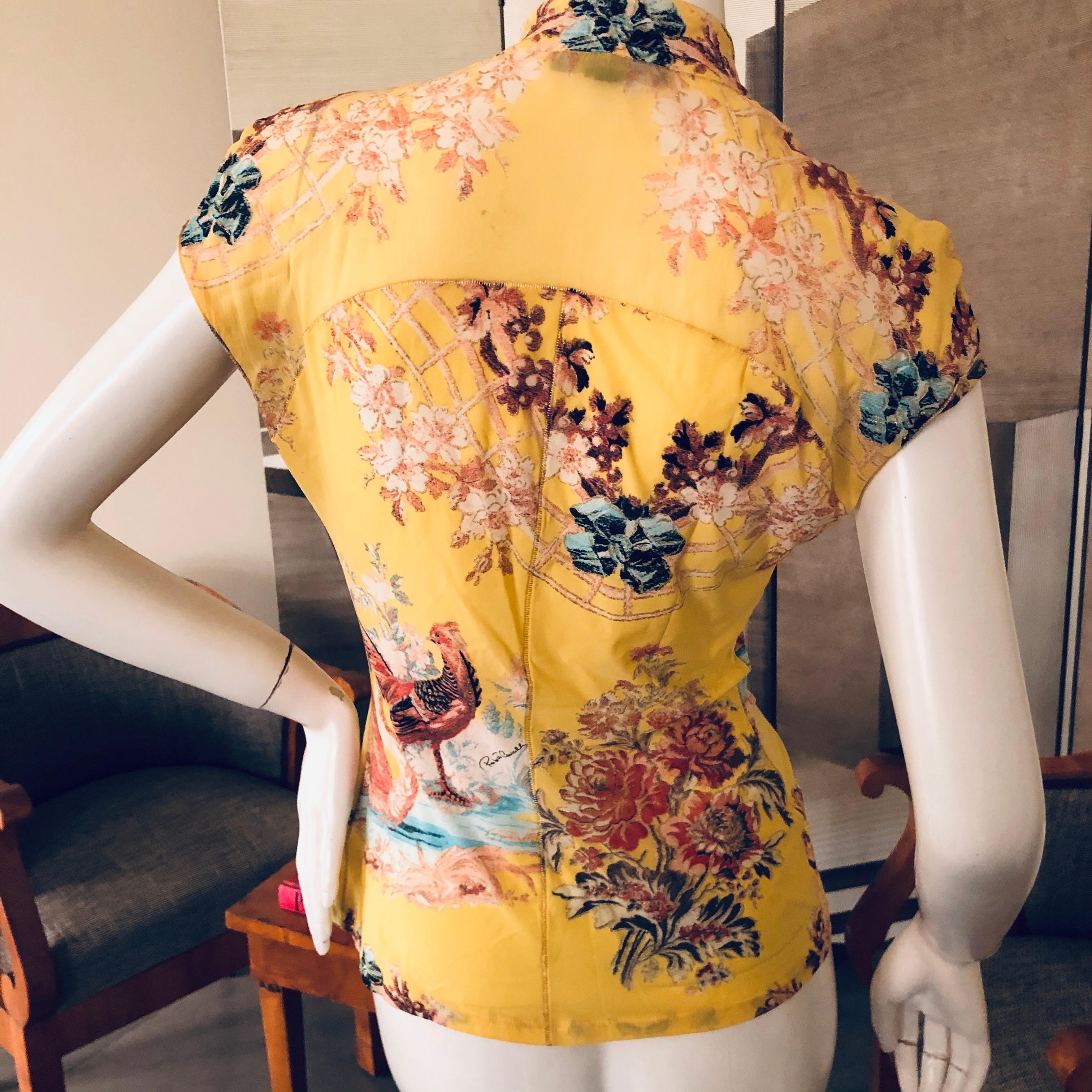 roberto cavalli cheongsam