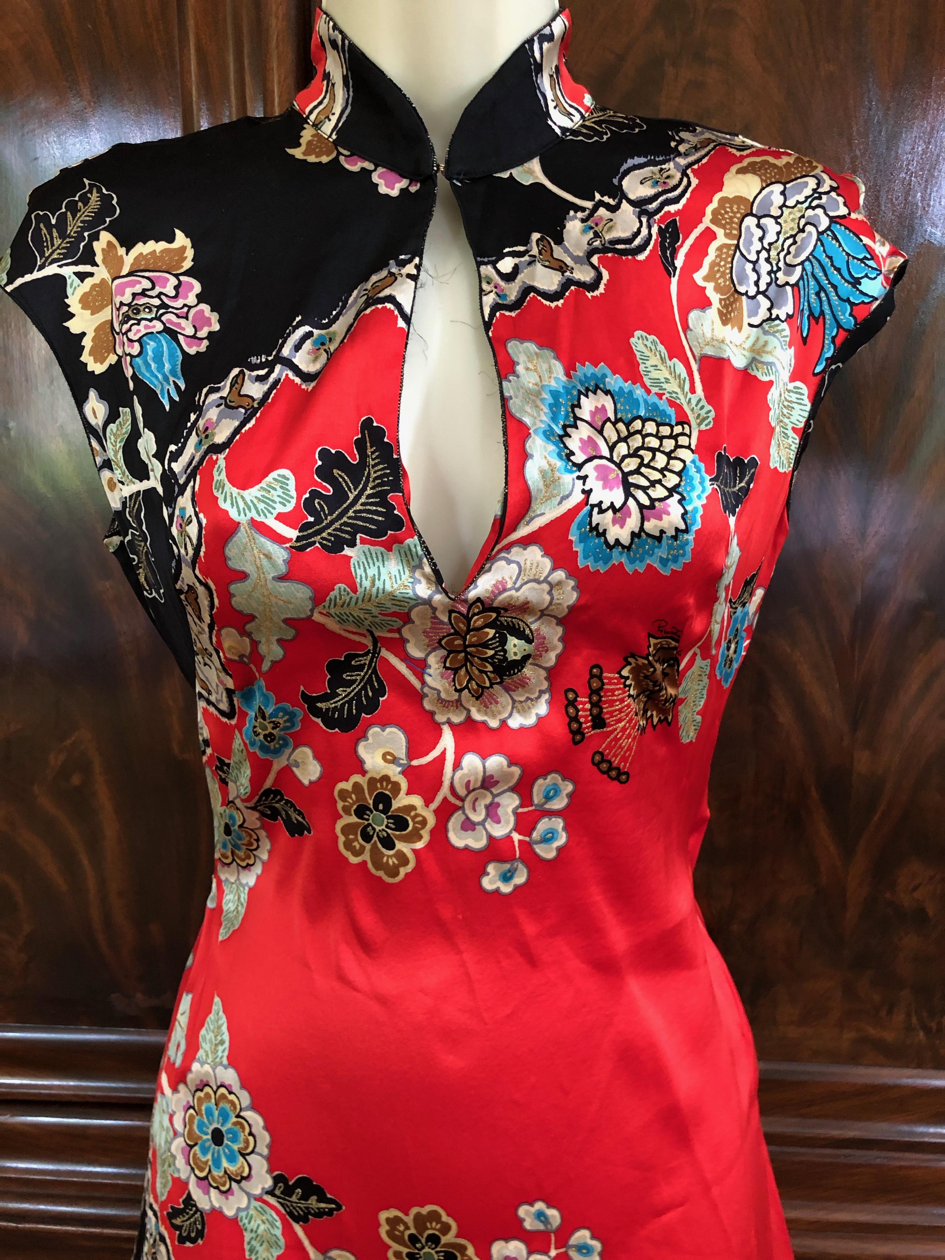 roberto cavalli cheongsam