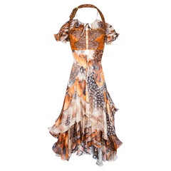 Roberto Cavalli Spring 2004 Runway Two-Piece Bustier Dress Set