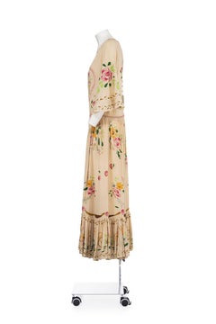 ROBERTO CAVALLI SS 08 Rare Hand Painted Maxi Dress
