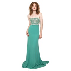 Robe bustier à strass Roberto Cavalli